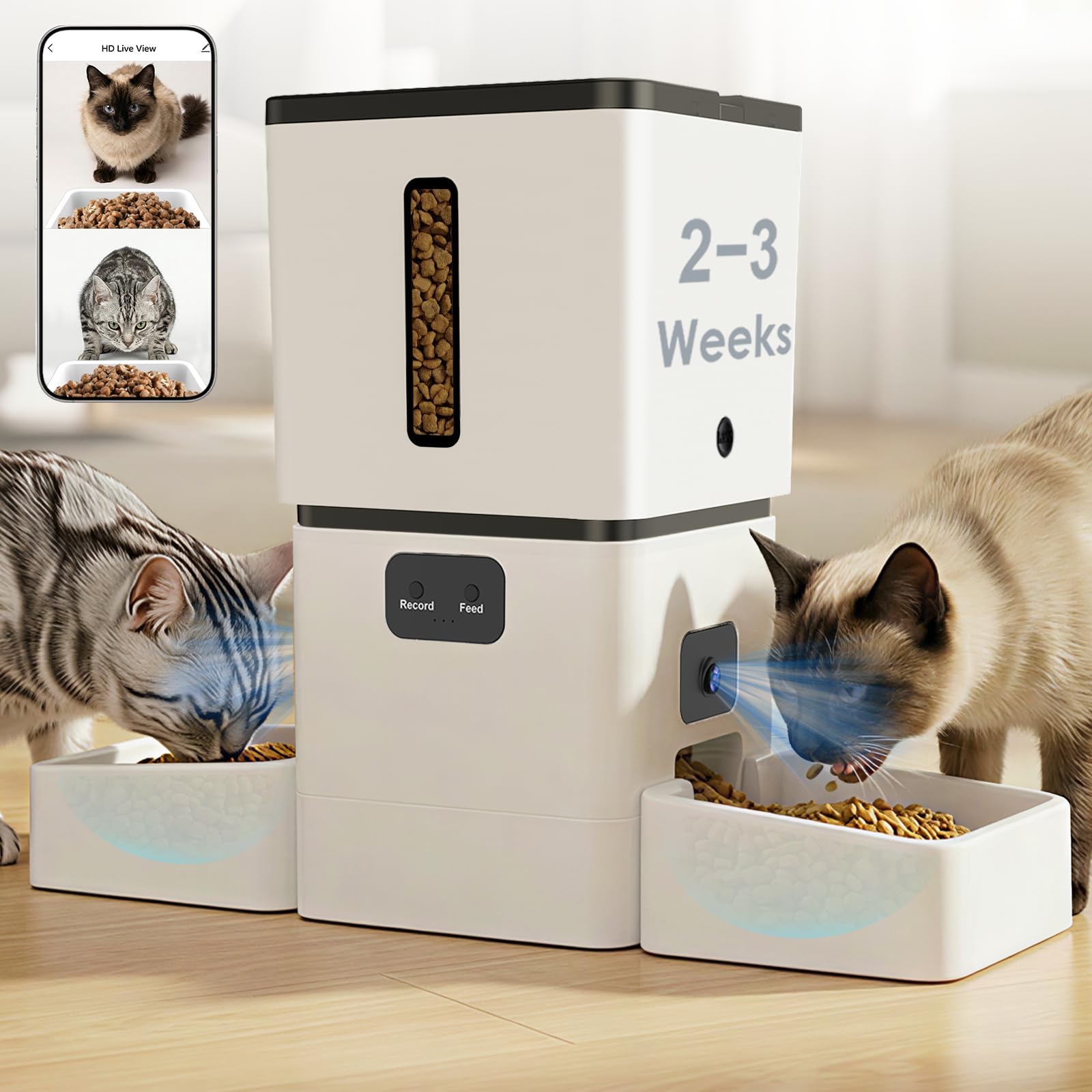 Pet Feeders - موزع طعام أوتوماتيكي ذكي للحيوانات الأليفة