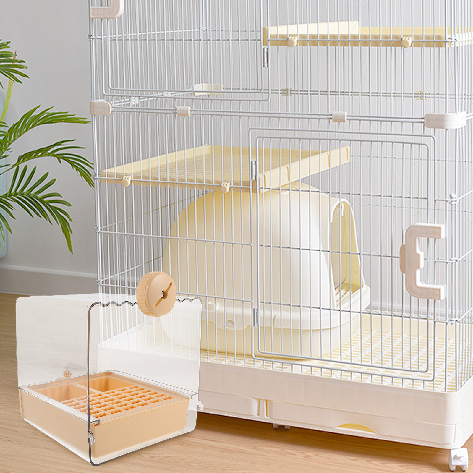 وعاء حمام معلق للطيور، وعاء تغ - مراجعة Pet Feeders وسعره