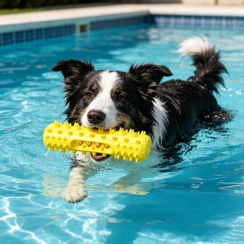 لعبة مضغ متينة للكلاب مصنوعة م - مراجعة Rubber Treat Dispensing Dog Toy وسعره