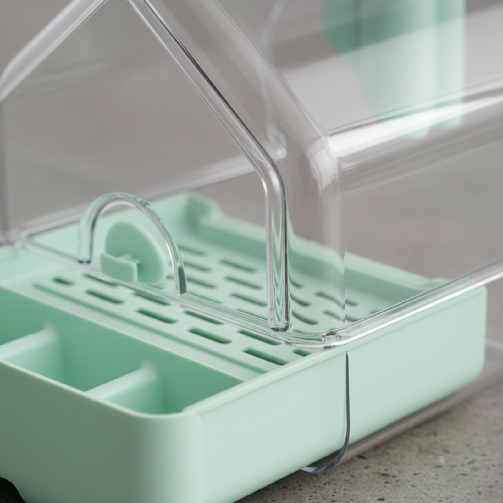 حوض استحمام للطيور مع صندوق طع - مراجعة Pet Feeders وسعره