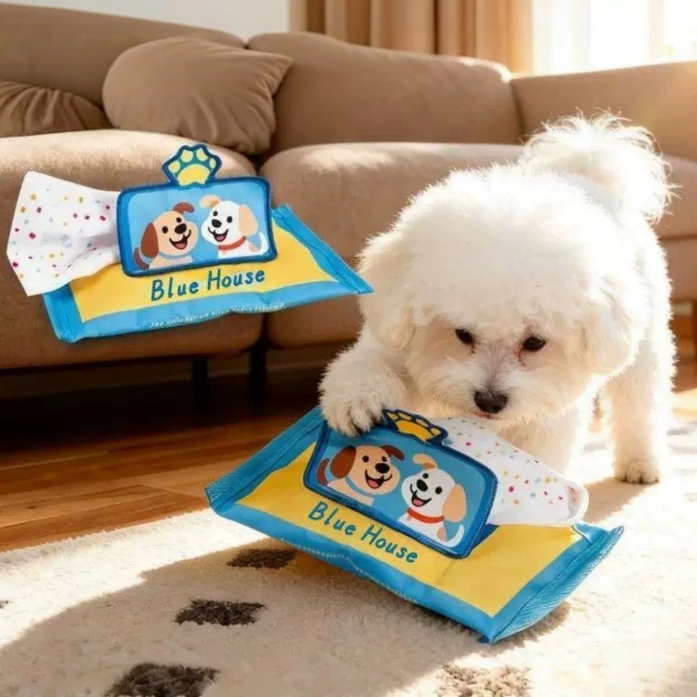 لعبة صندوق مناديل للحيوانات ال - مراجعة Interactive Squeaky Plush Dog Toy وسعره