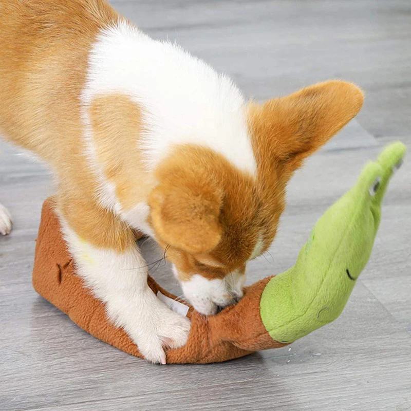 لعبة كلب قطيفة على شكل حلزون ت - مراجعة Dog Puzzle Feeder Toy وسعره