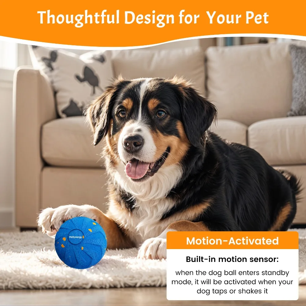كرة لعبة ذكية للكلاب مقاومة لل - مراجعة Automatic Moving Dog Ball وسعره